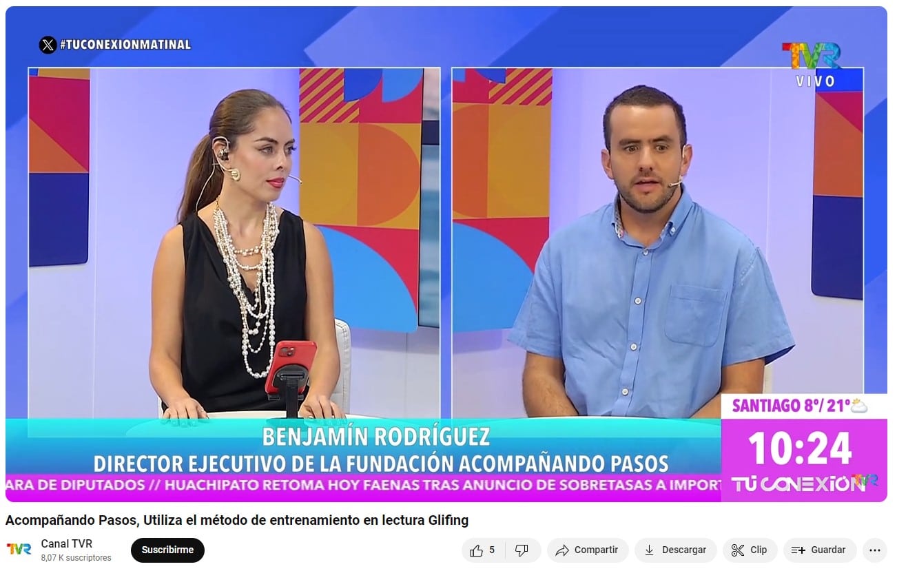 Read more about the article Benjamín Rodríguez de Acompañando Pasos a Canal TVR